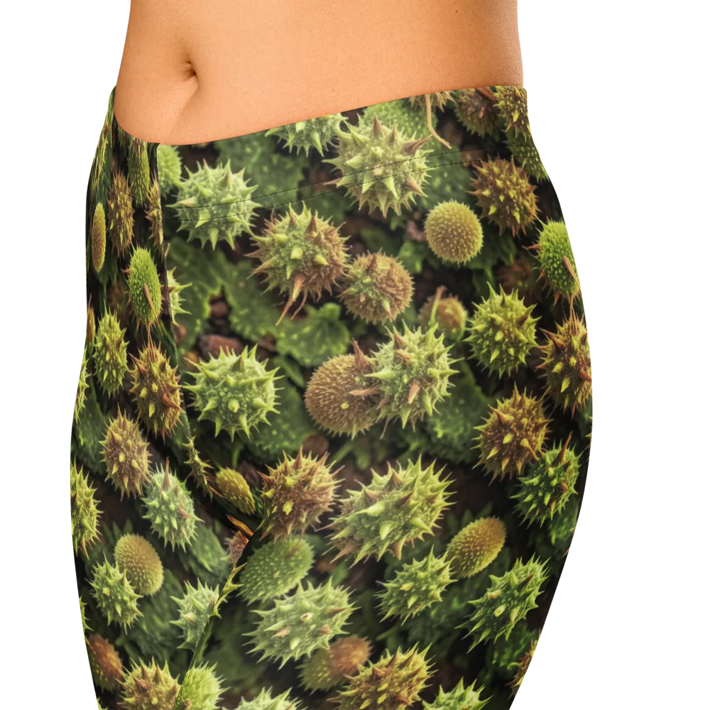 Thornfruit Canopy on Capri Leggings — Zoomed-in