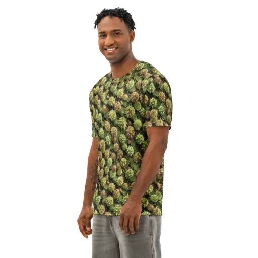 Thornfruit Canopy on a Men's Cotton Crew Neck T-Shirt