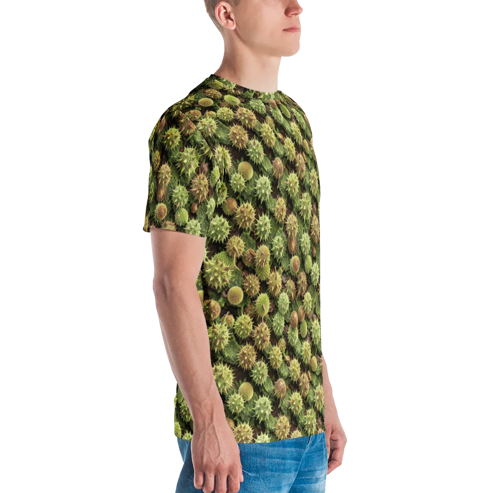 Thornfruit Canopy on Men's Crew Neck T-Shirt — Right