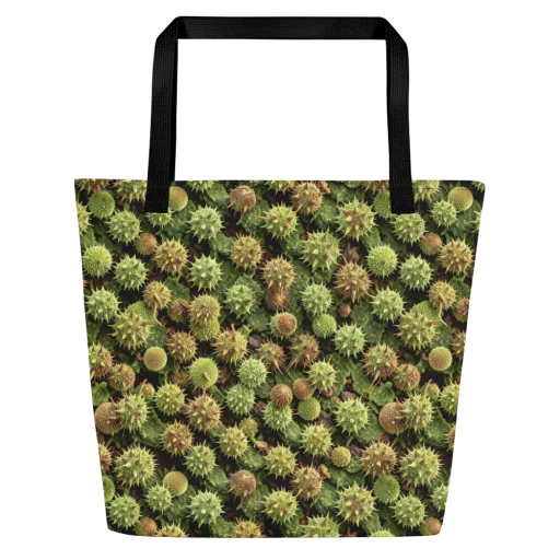 Thornfruit Canopy on a Large Tote Bag W/ Pocket