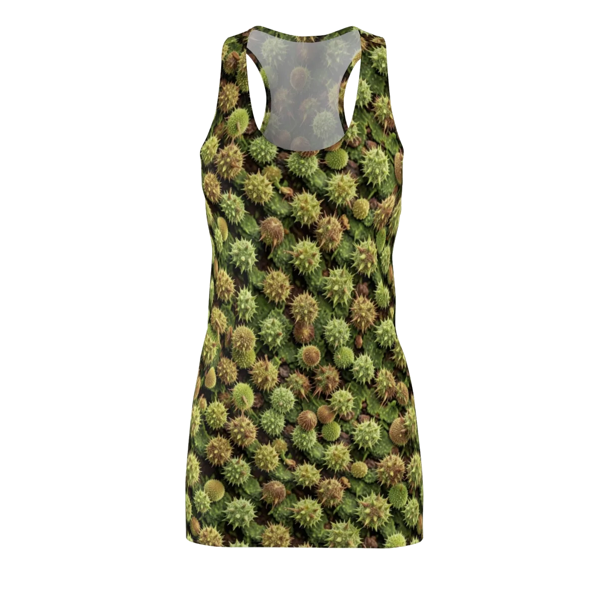 Thornfruit Canopy on Racerback Dress — Front