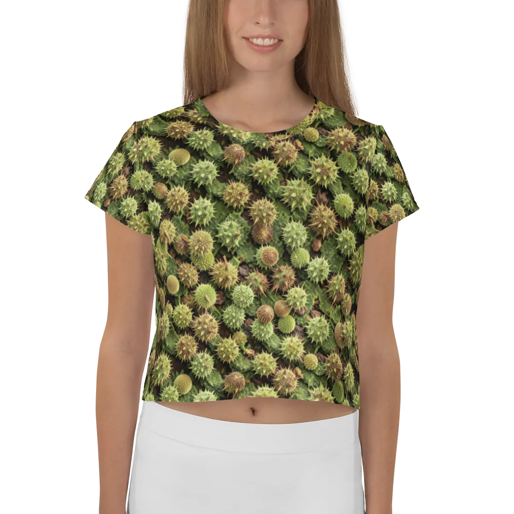 Thornfruit Canopy on Crop Tee — Front