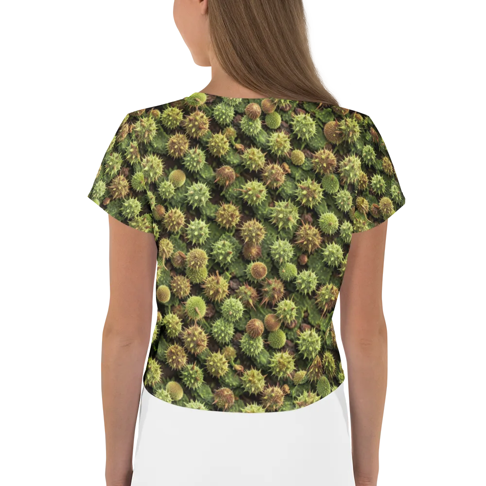 Thornfruit Canopy on Crop Tee — Back