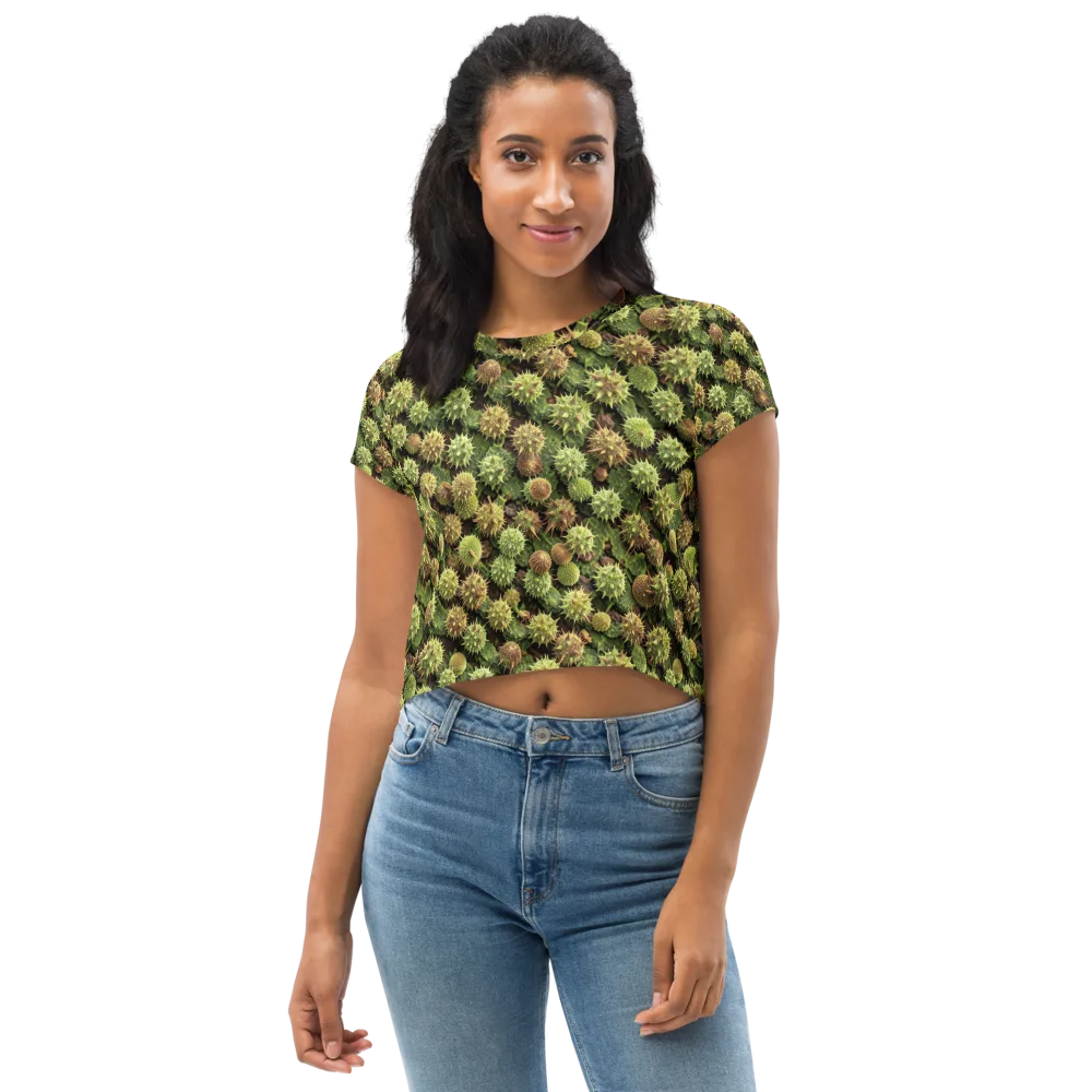 Thornfruit Canopy on Crop Tee — Front