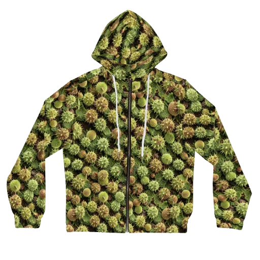Thornfruit Canopy on a Women's Full-Zip Hoodie