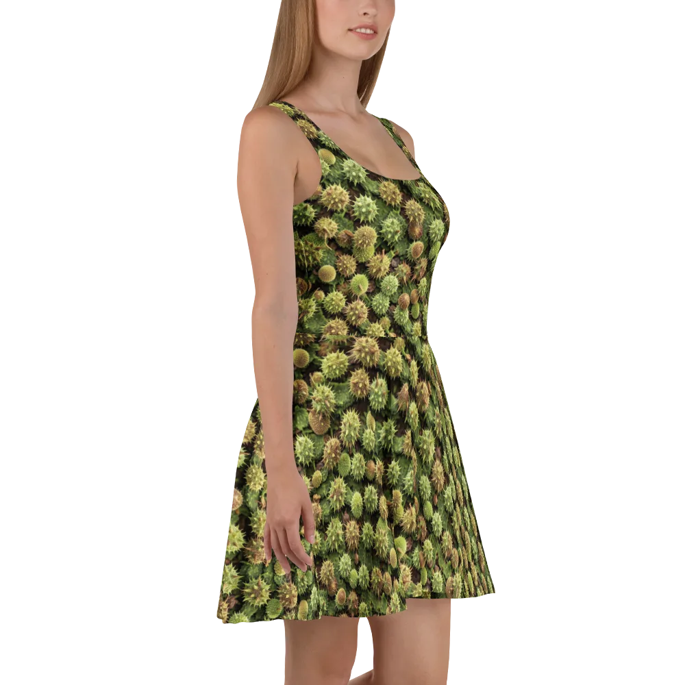 Thornfruit Canopy on Skater Dress — Right