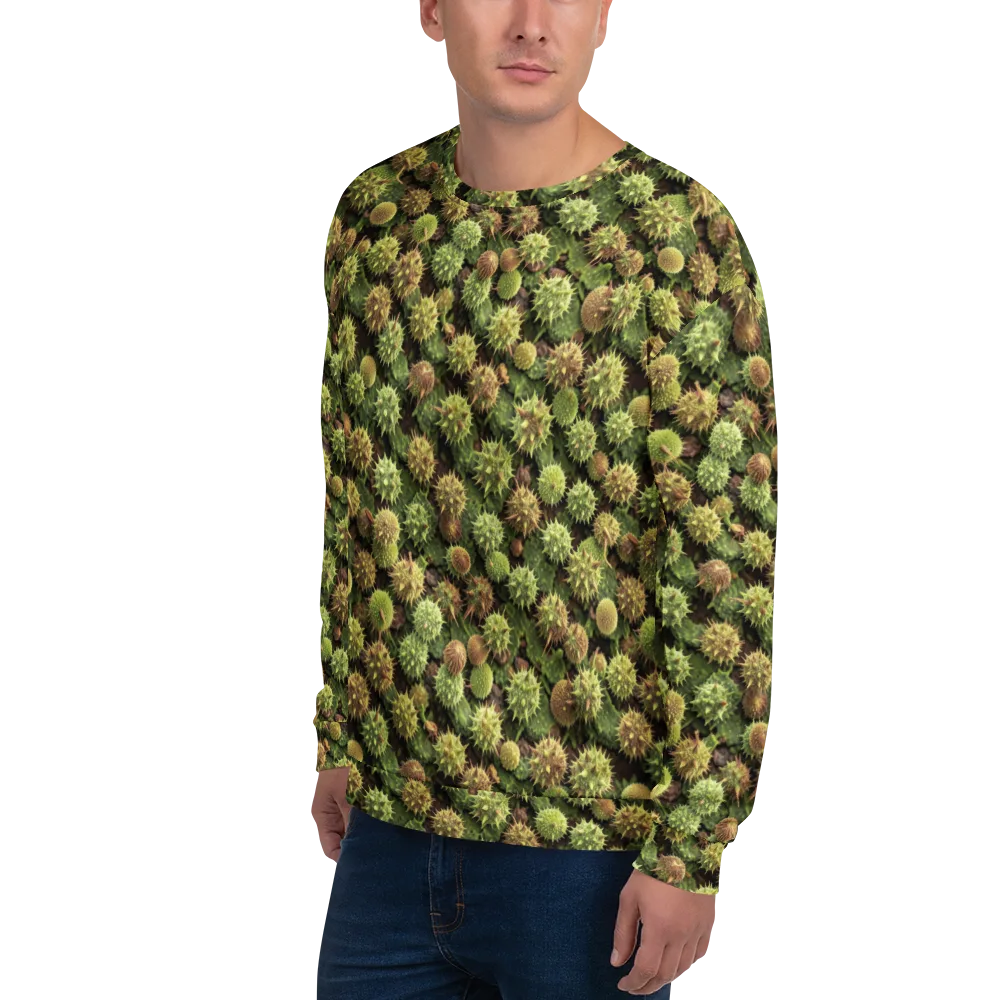 Thornfruit Canopy on Sweatshirt — Left Front