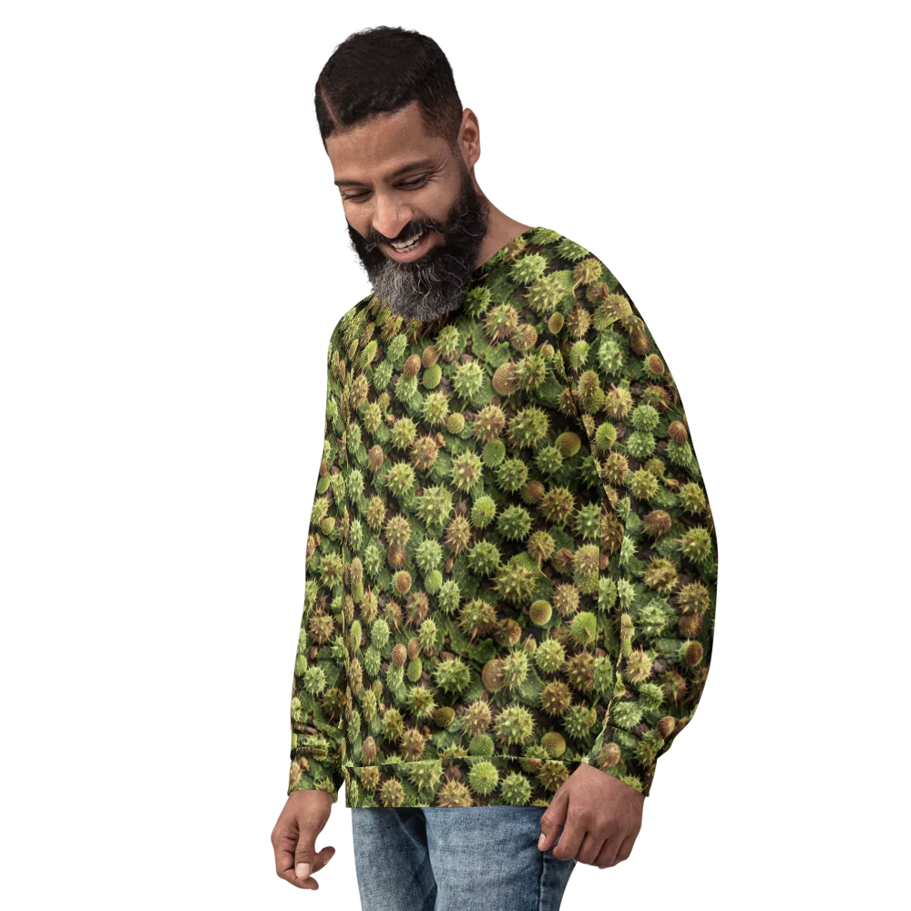 Thornfruit Canopy on Sweatshirt — Left Front