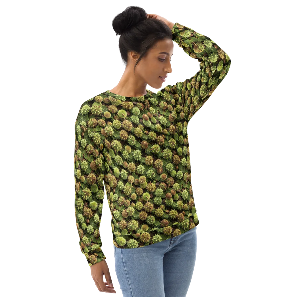 Thornfruit Canopy on Sweatshirt — Right Front