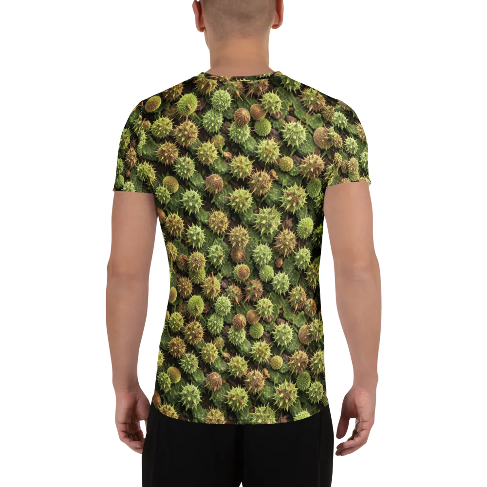 Thornfruit Canopy on Men's Athletic T-Shirt — Back