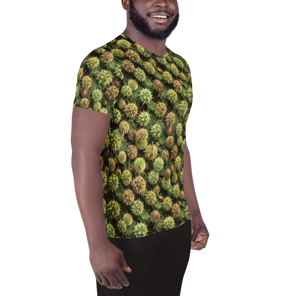 Thornfruit Canopy on Men's Athletic T-Shirt — Right