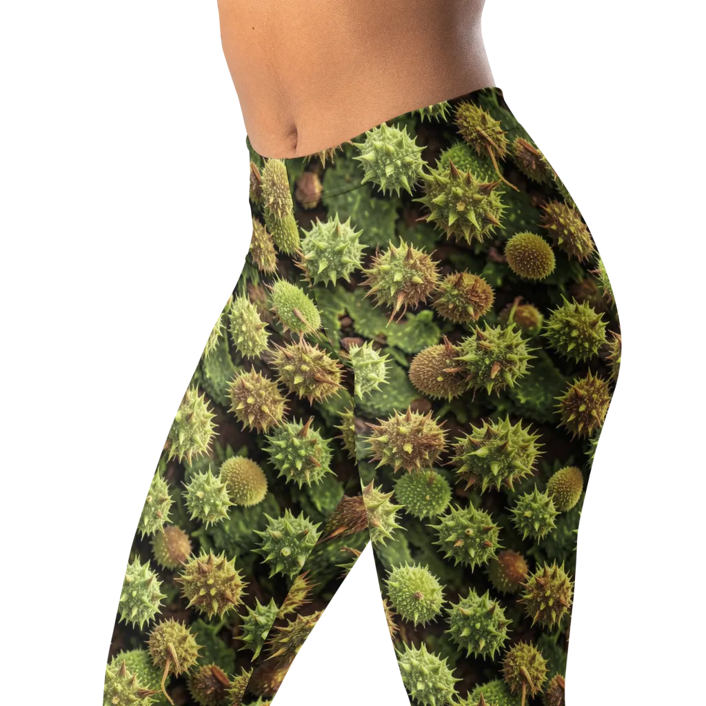 Thornfruit Canopy on Leggings — Left Front