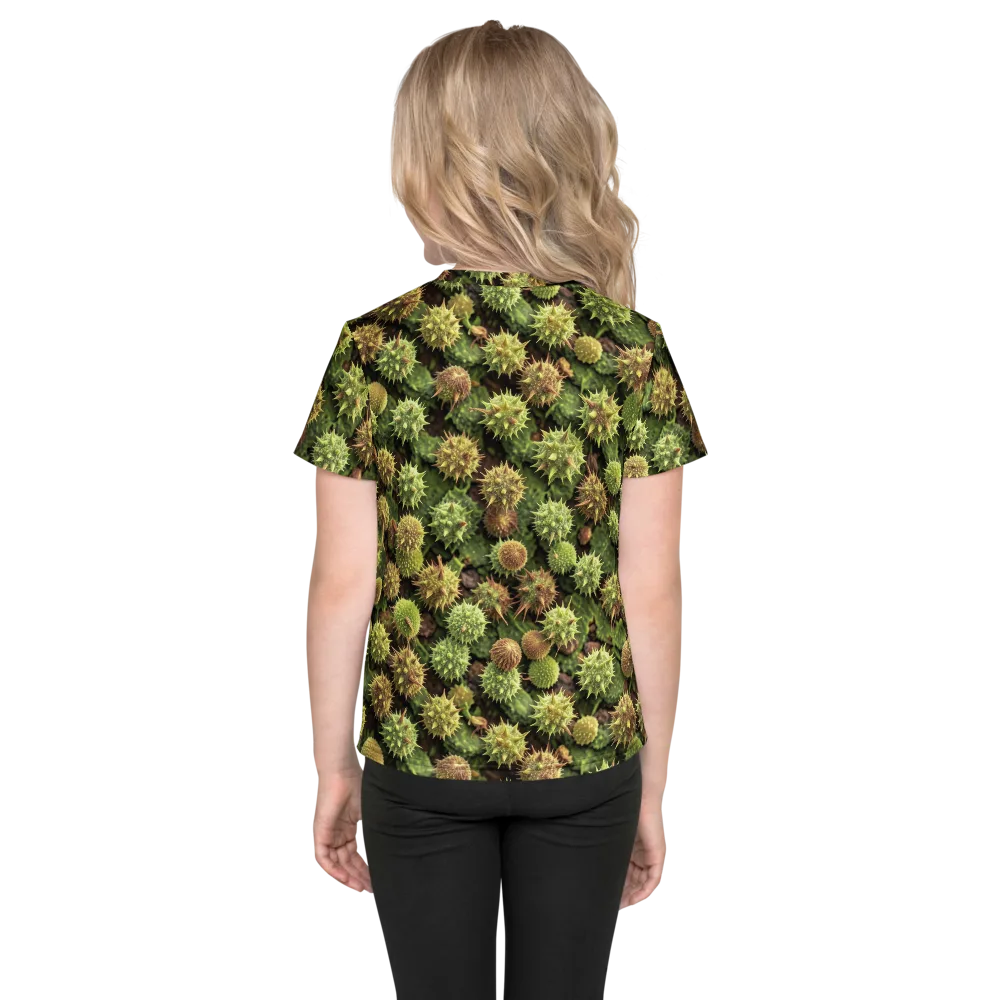 Thornfruit Canopy on Kids Crew Neck T-Shirt — Back