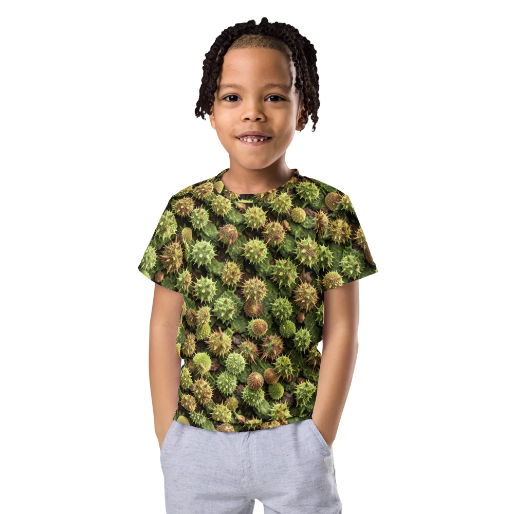 Thornfruit Canopy on Kids Crew Neck T-Shirt — Front