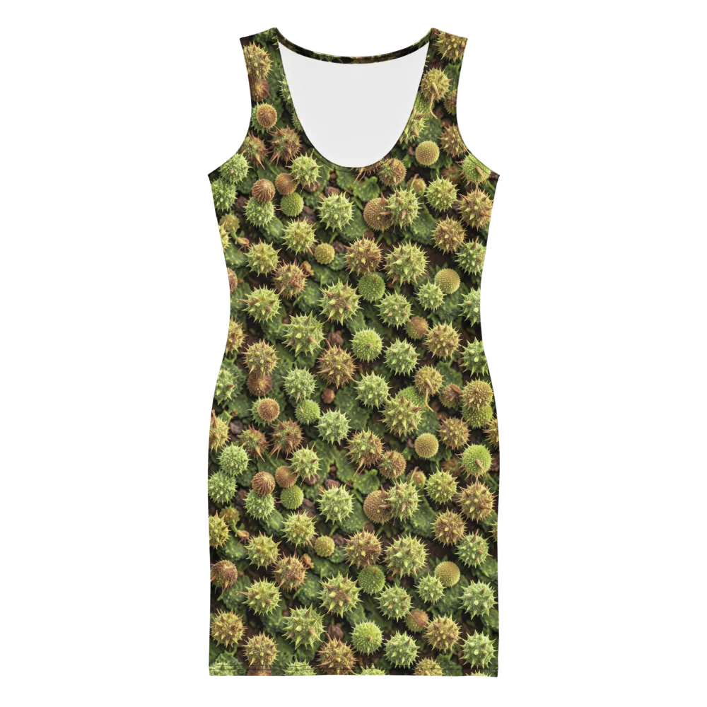 Thornfruit Canopy on Bodycon Dress — Front