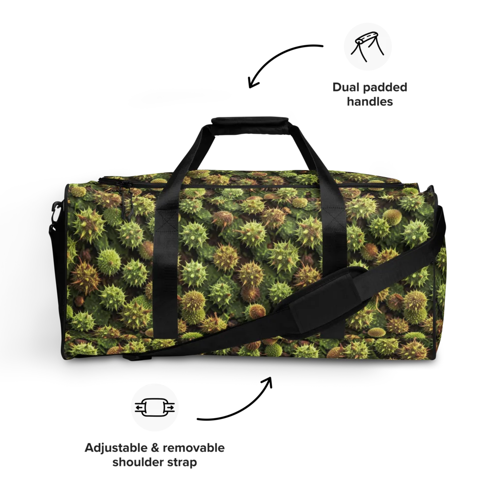 Thornfruit Canopy on Duffle Bag — Front
