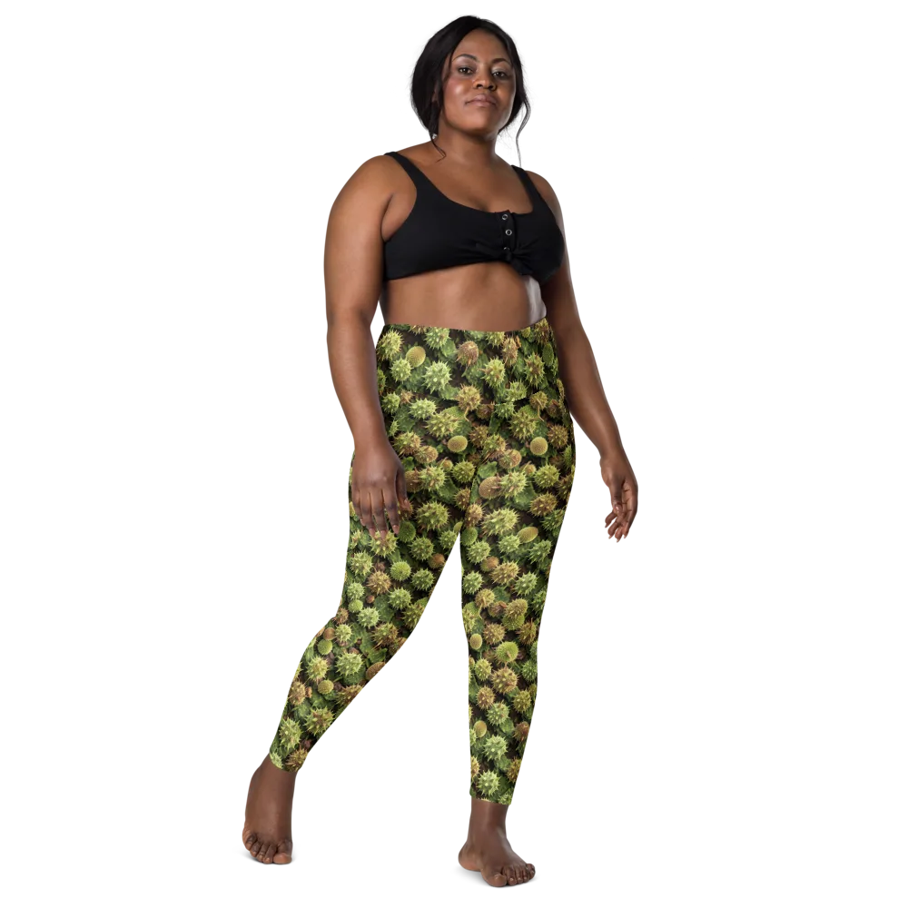 Thornfruit Canopy on Leggings with Pockets — Front