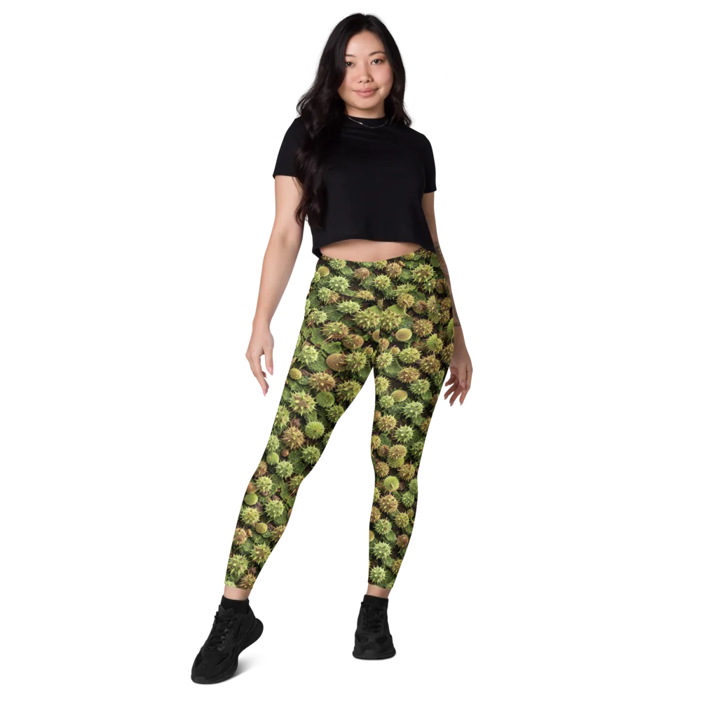 Thornfruit Canopy on Leggings with Pockets — Front