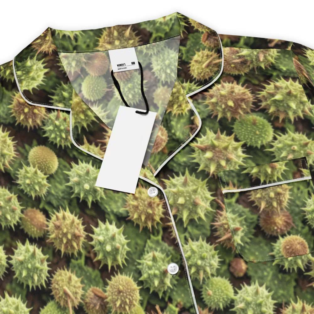 Thornfruit Canopy on Women's Short Sleeve Pajama Top — Product details