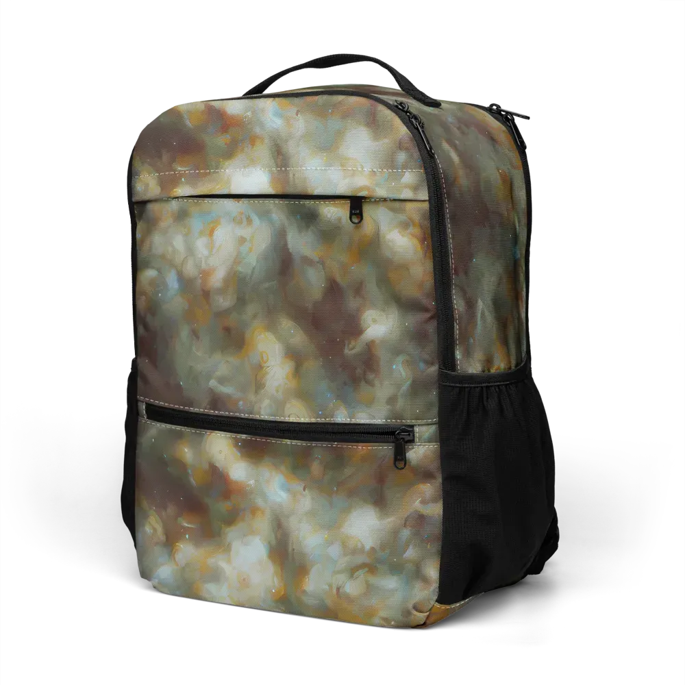 Gilded Reverie on Utility Backpack — Left Front