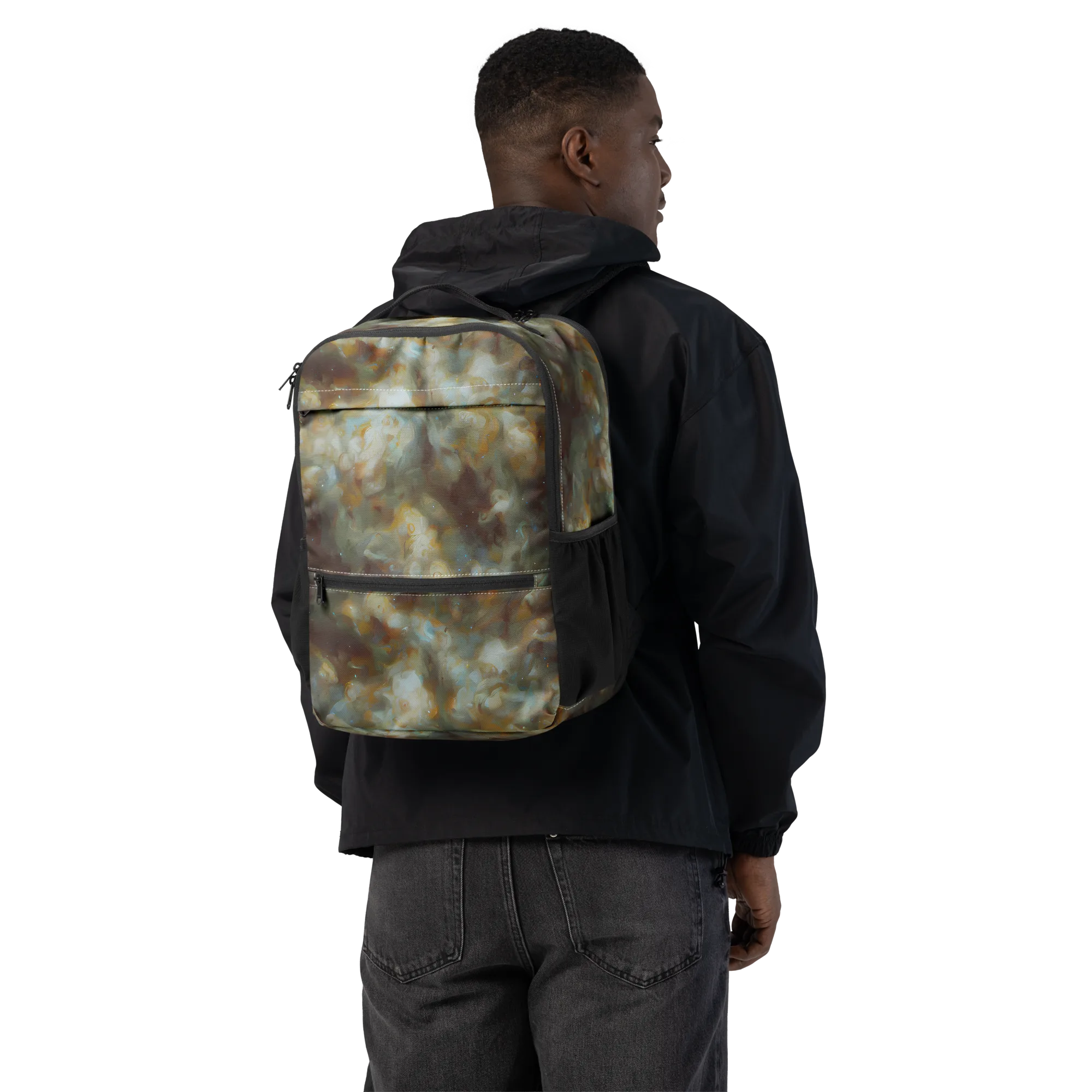 Gilded Reverie on Utility Backpack — Back