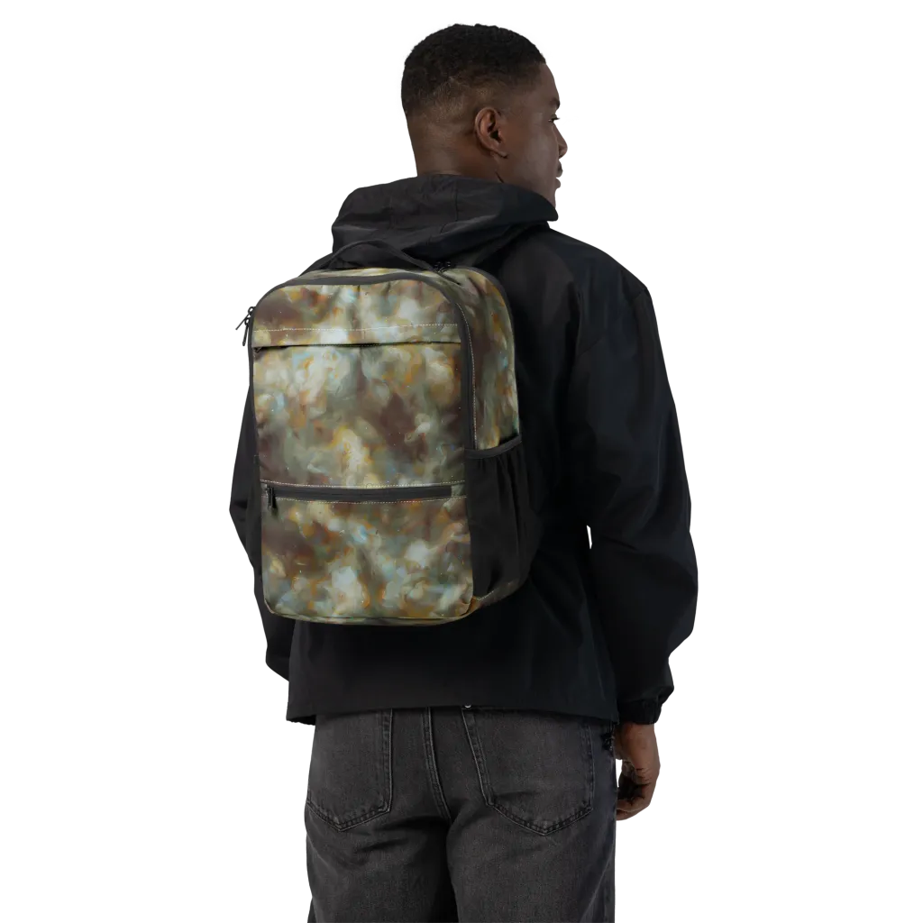 Gilded Reverie on Utility Backpack — Back