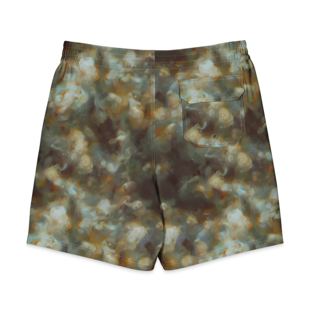 Gilded Reverie on Men's Board Shorts — Back