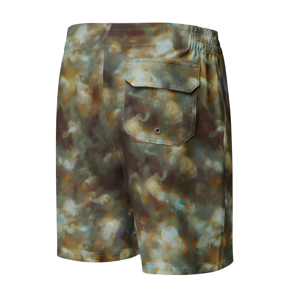 Gilded Reverie on Men's Board Shorts — Back