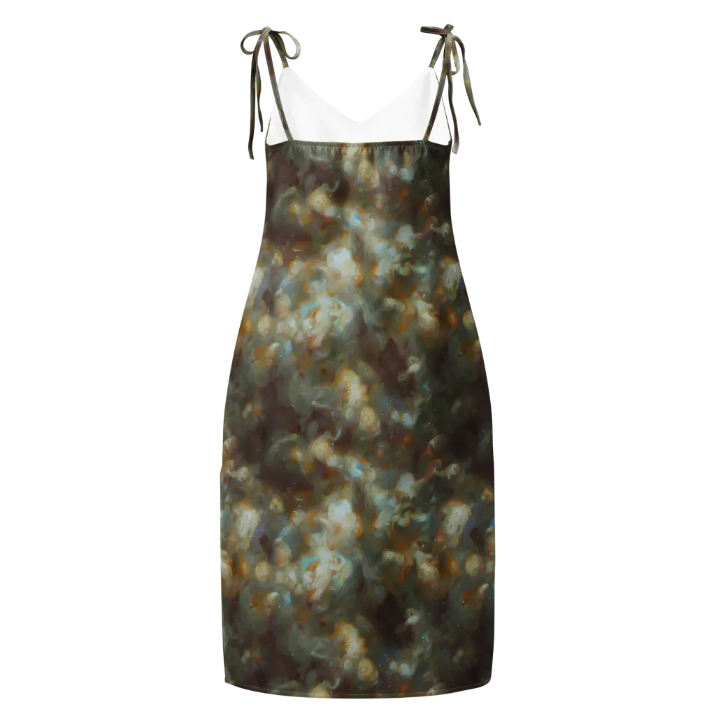 Gilded Reverie on Slip Dress — Back