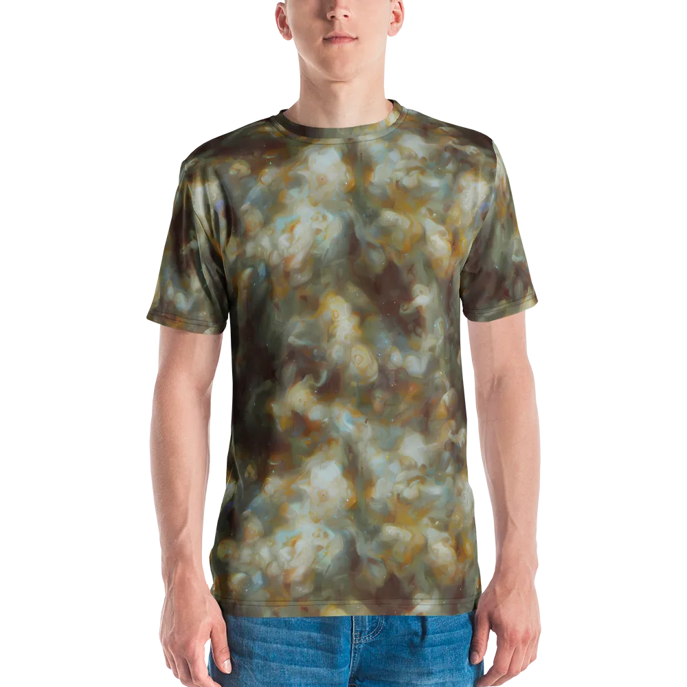 Gilded Reverie on Men's Crew Neck T-Shirt — Front