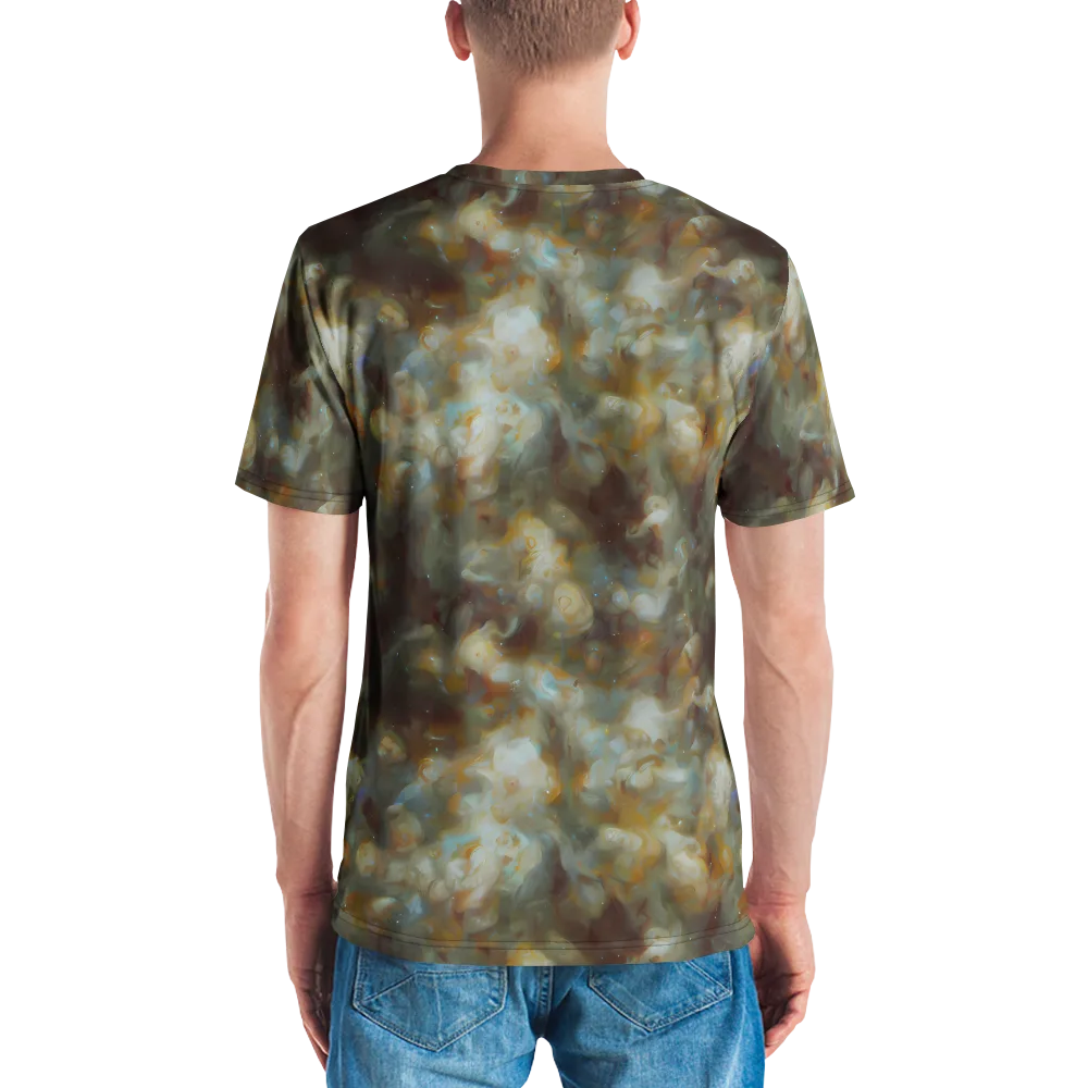 Gilded Reverie on Men's Crew Neck T-Shirt — Back