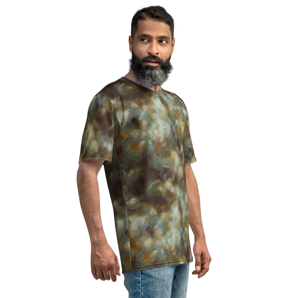 Gilded Reverie on Men's Crew Neck T-Shirt — Right