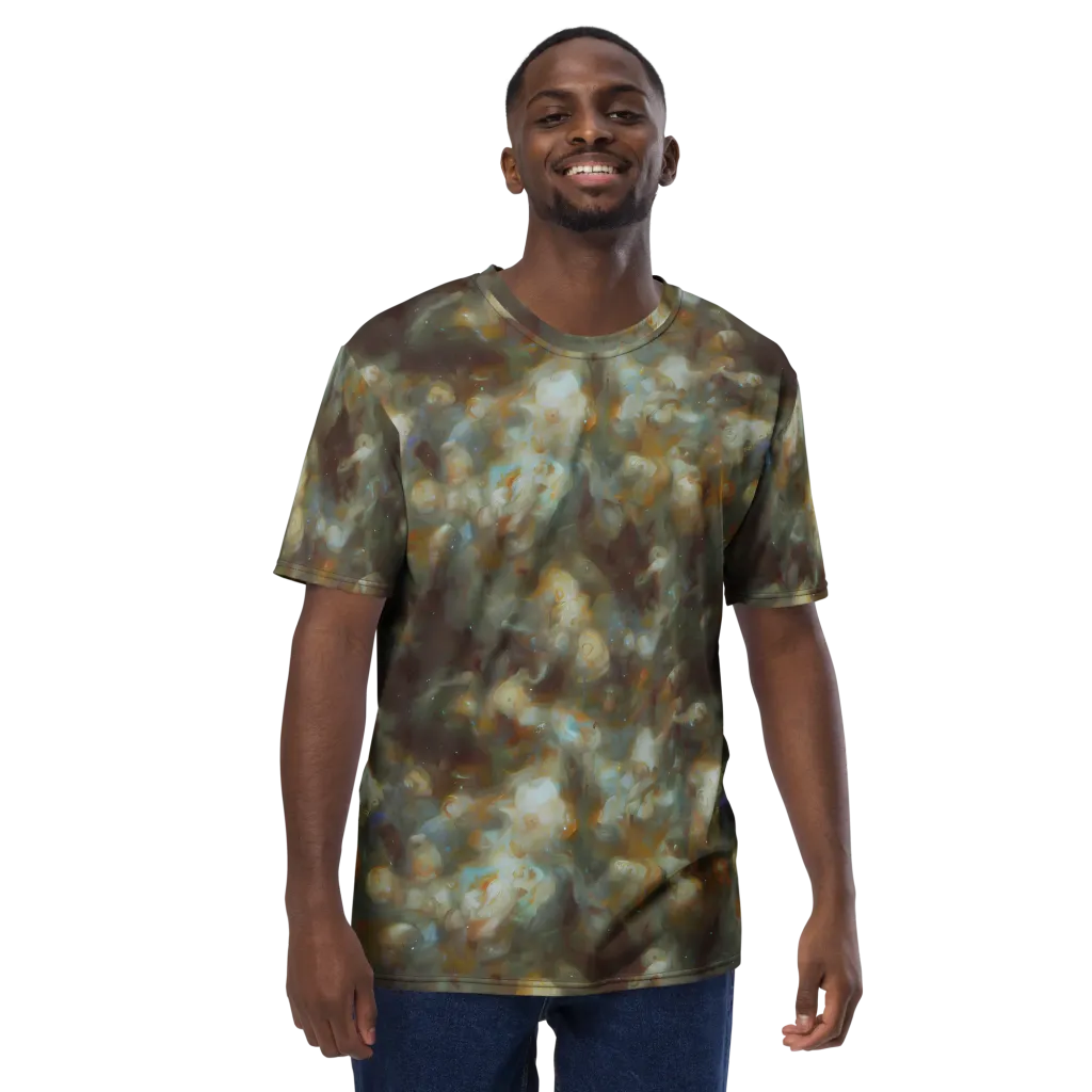 Gilded Reverie on Men's Crew Neck T-Shirt — Front