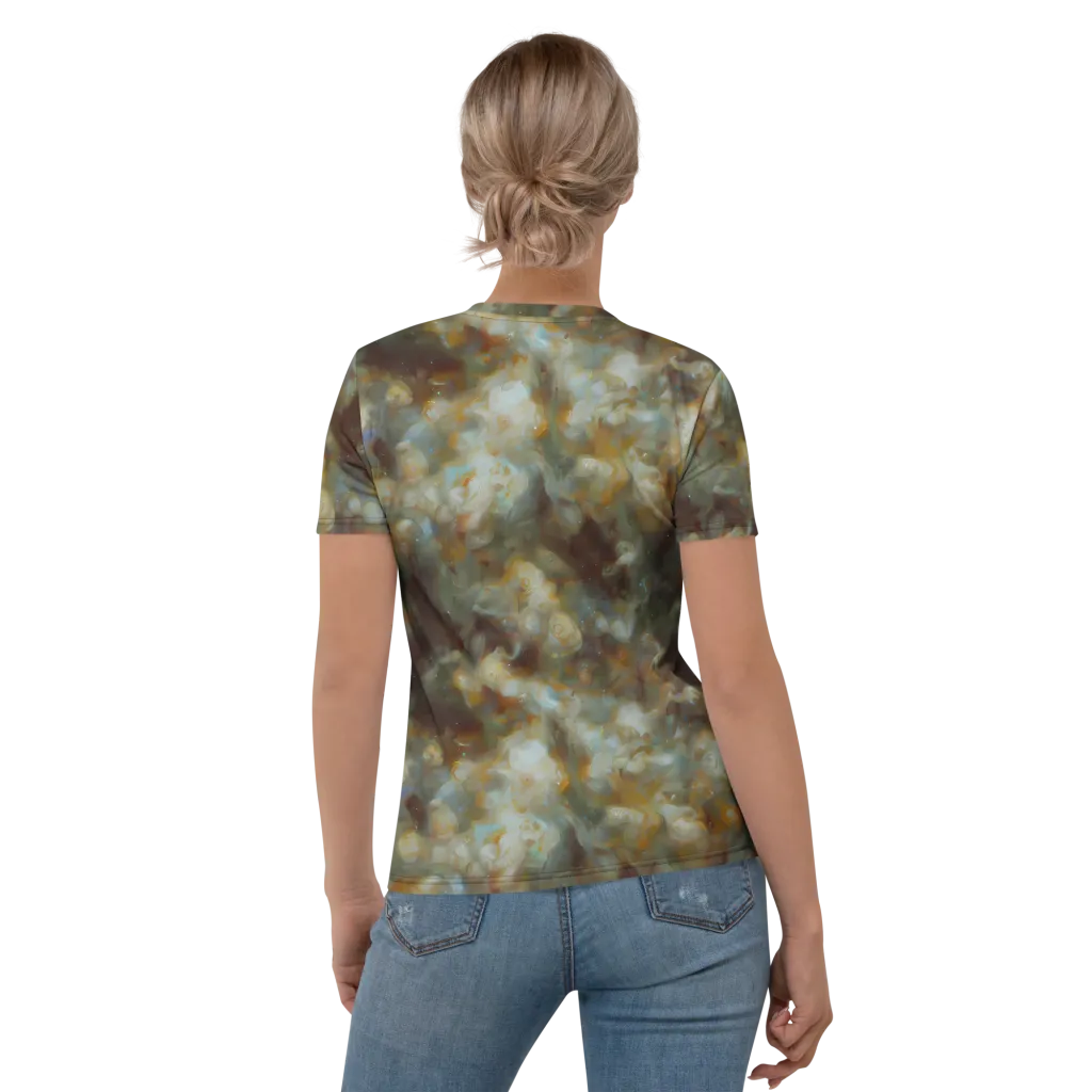 Gilded Reverie on Women's Crew Neck T-Shirt — Back