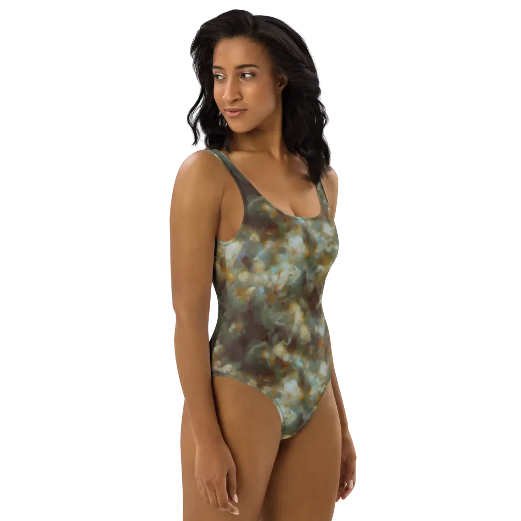 Gilded Reverie on One-Piece Swimsuit — Right