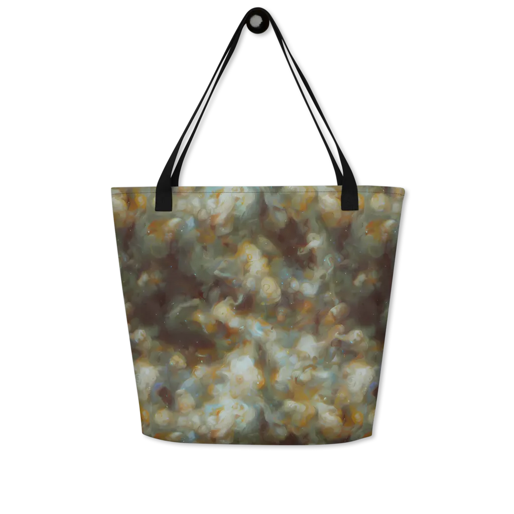 Gilded Reverie on Large Tote Bag W/ Pocket — Front