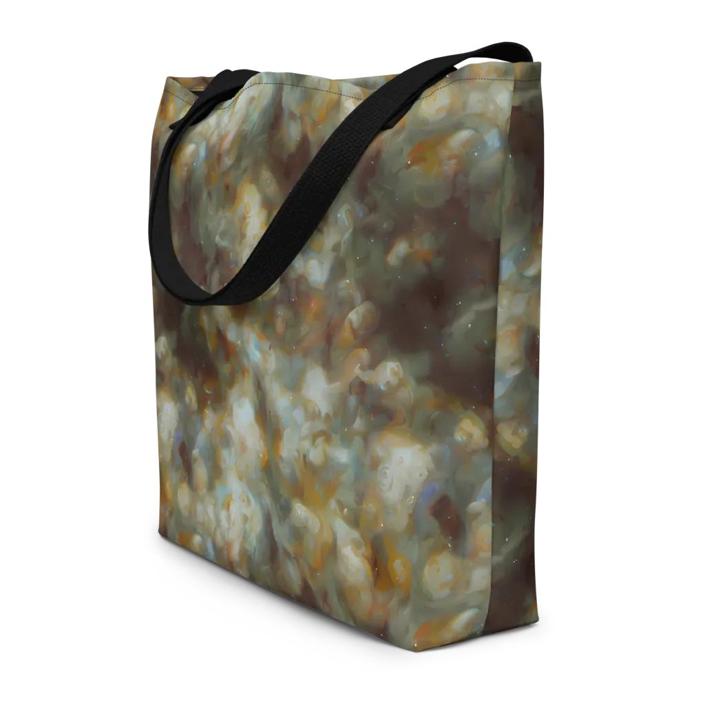 Gilded Reverie on Large Tote Bag W/ Pocket — Front
