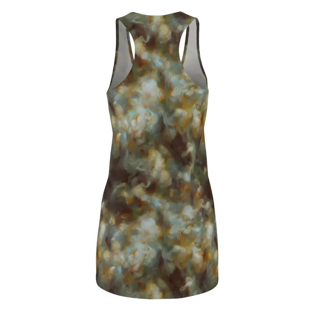 Gilded Reverie on Racerback Dress — Back