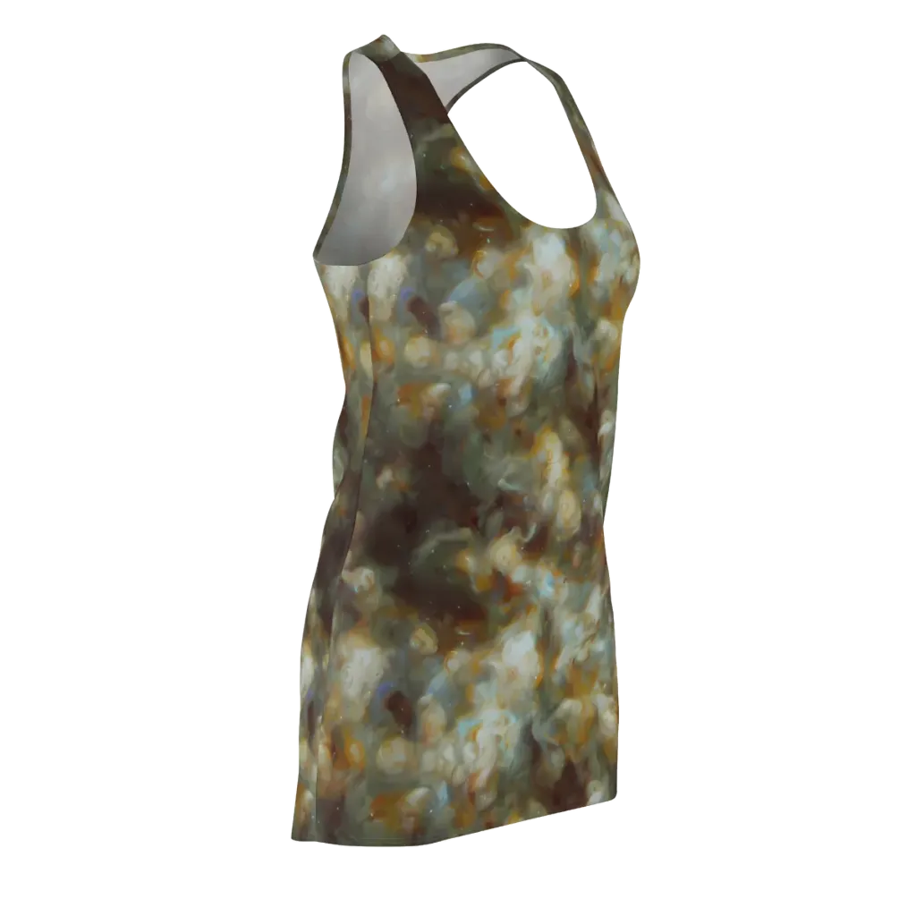 Gilded Reverie on Racerback Dress — Front Side