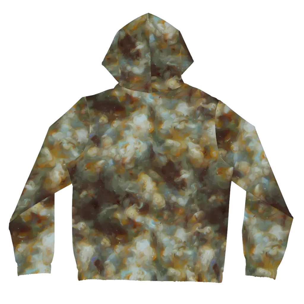 Gilded Reverie on Women's Full-Zip Hoodie — Back
