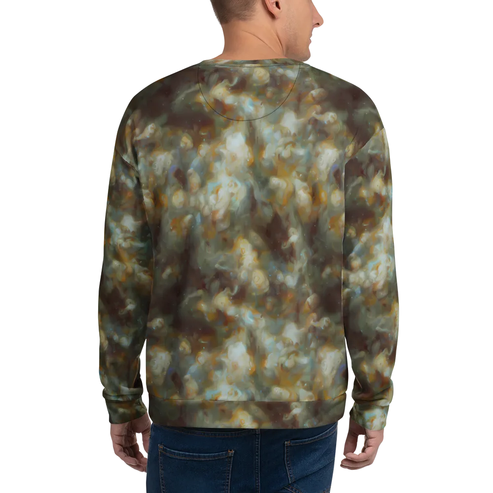 Gilded Reverie on Sweatshirt — Back