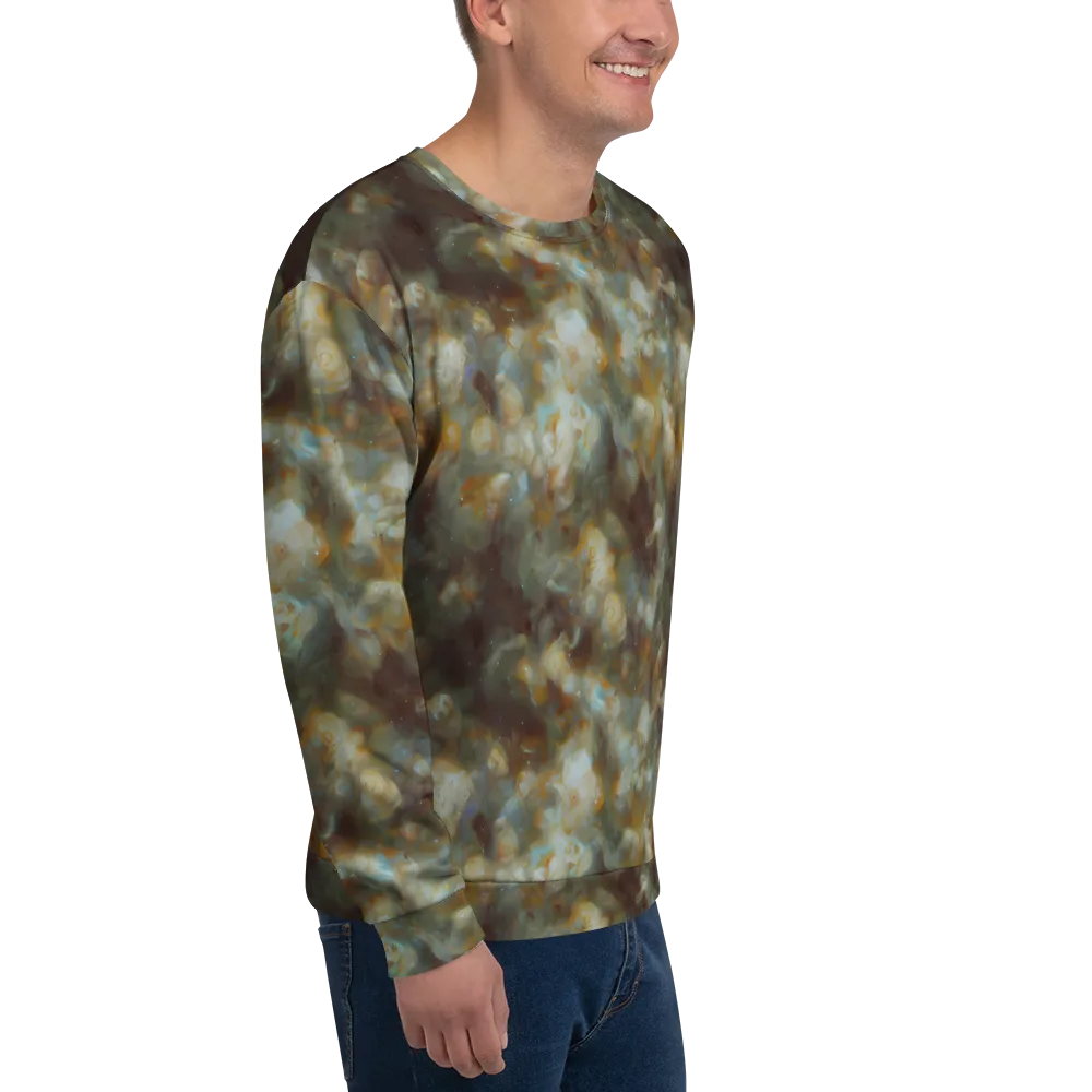 Gilded Reverie on Sweatshirt — Right Front