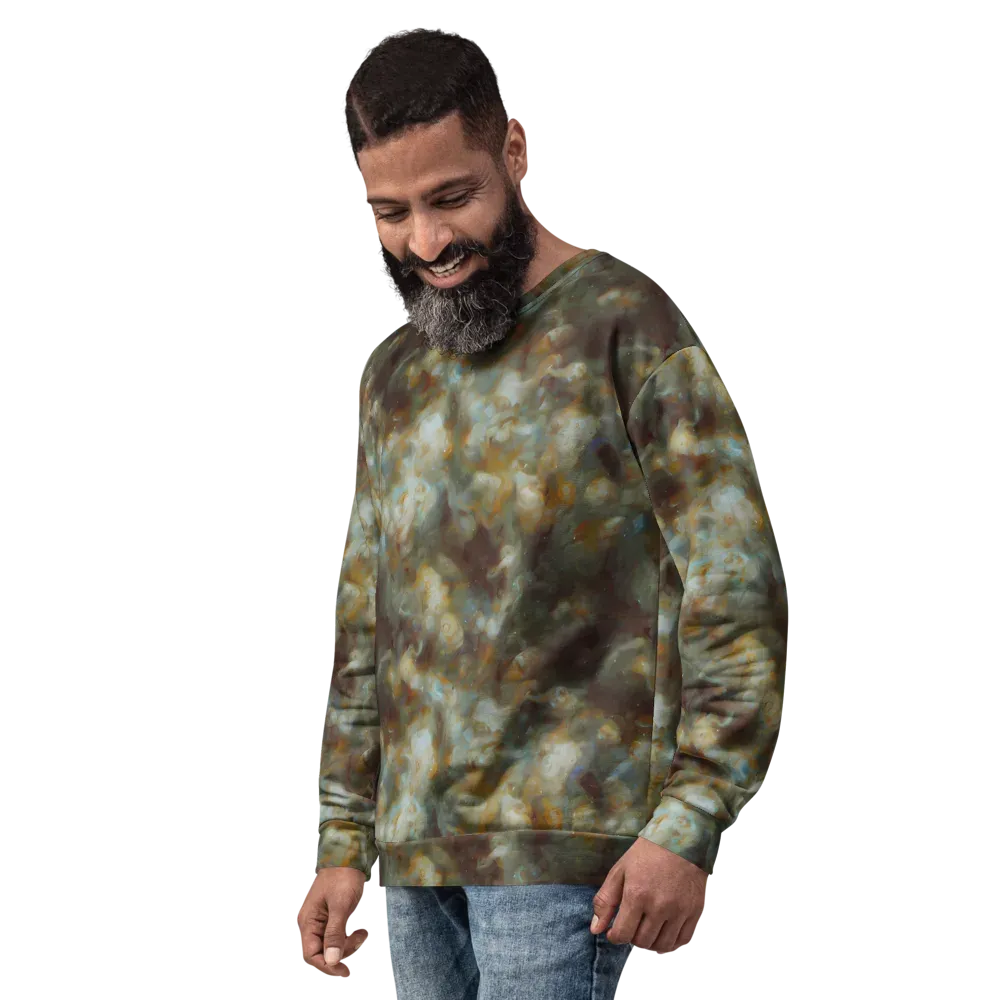 Gilded Reverie on Sweatshirt — Left Front