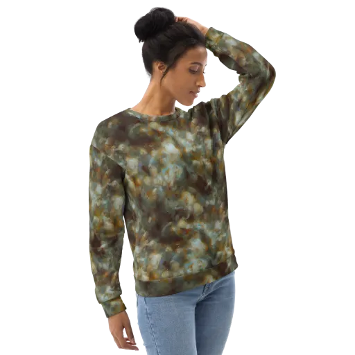Gilded Reverie on a Sweatshirt