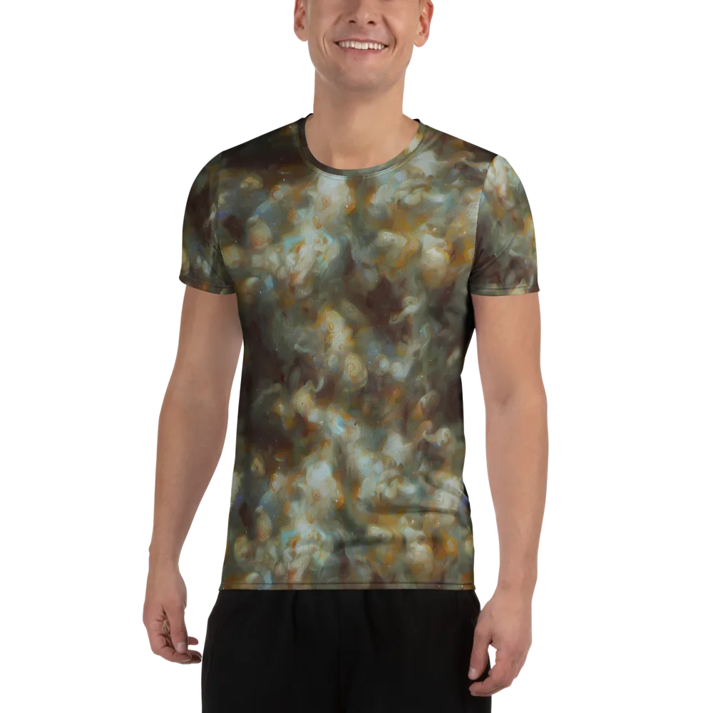 Gilded Reverie on Men's Athletic T-Shirt — Front