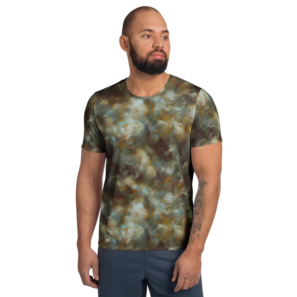 Gilded Reverie on Men's Athletic T-Shirt — Front