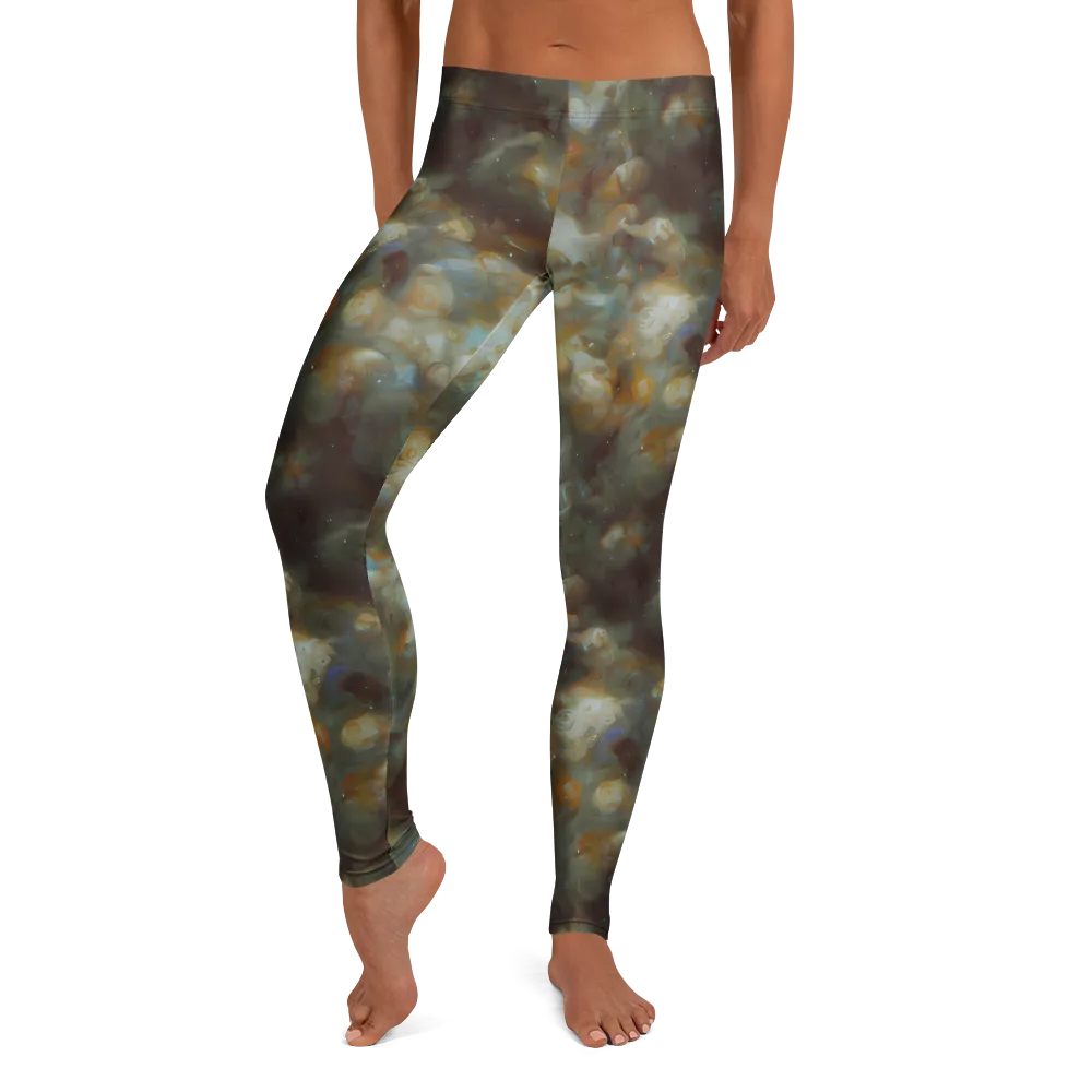 Gilded Reverie on Leggings — Front