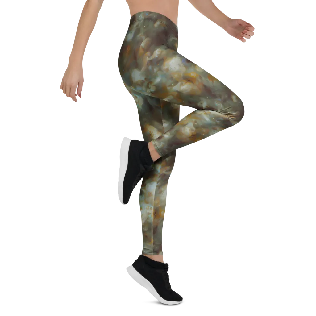 Gilded Reverie on Leggings — Right