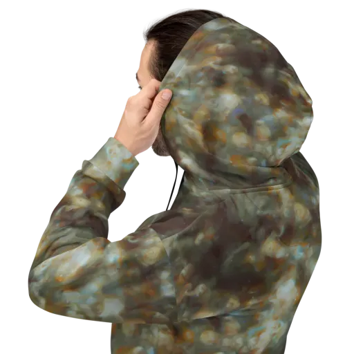 Gilded Reverie on a Hoodie