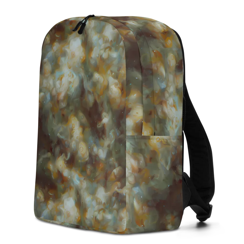 Gilded Reverie on Minimalist Backpack — Left